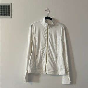 White Zip-Up Jacket